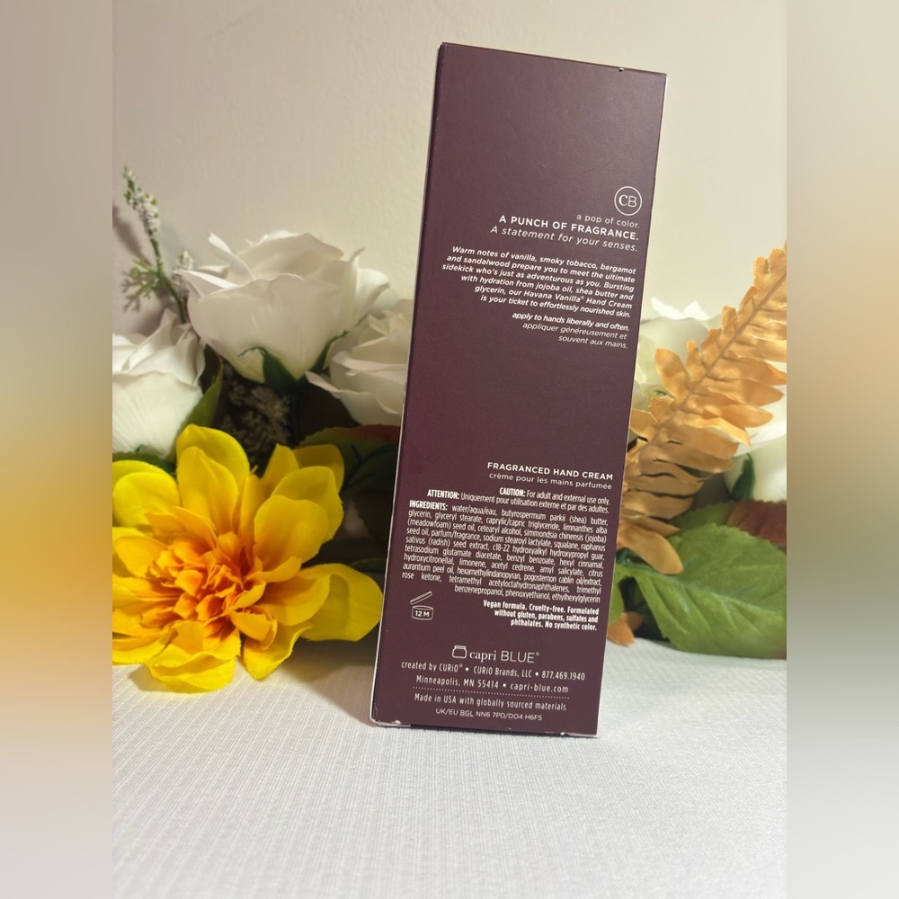 Capri Blue Moisturizing Hand Cream Travel Size – Havana Vanilla (3 oz) - Picture 4 of 10